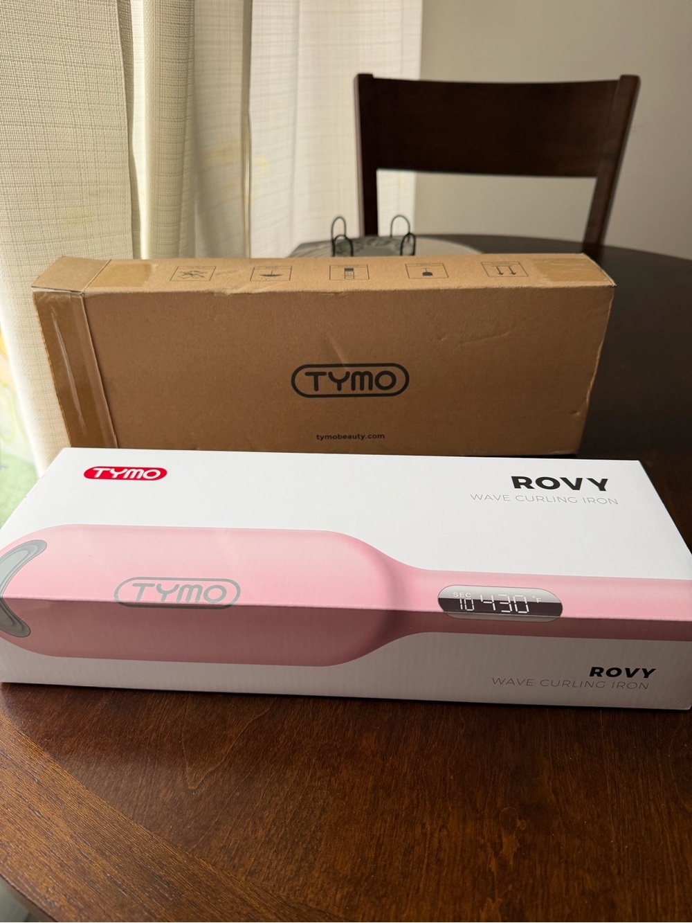 Tymo Rovy Wave Curling Iron - Pink